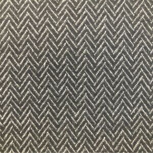 Gray and White Herringbone Fabric